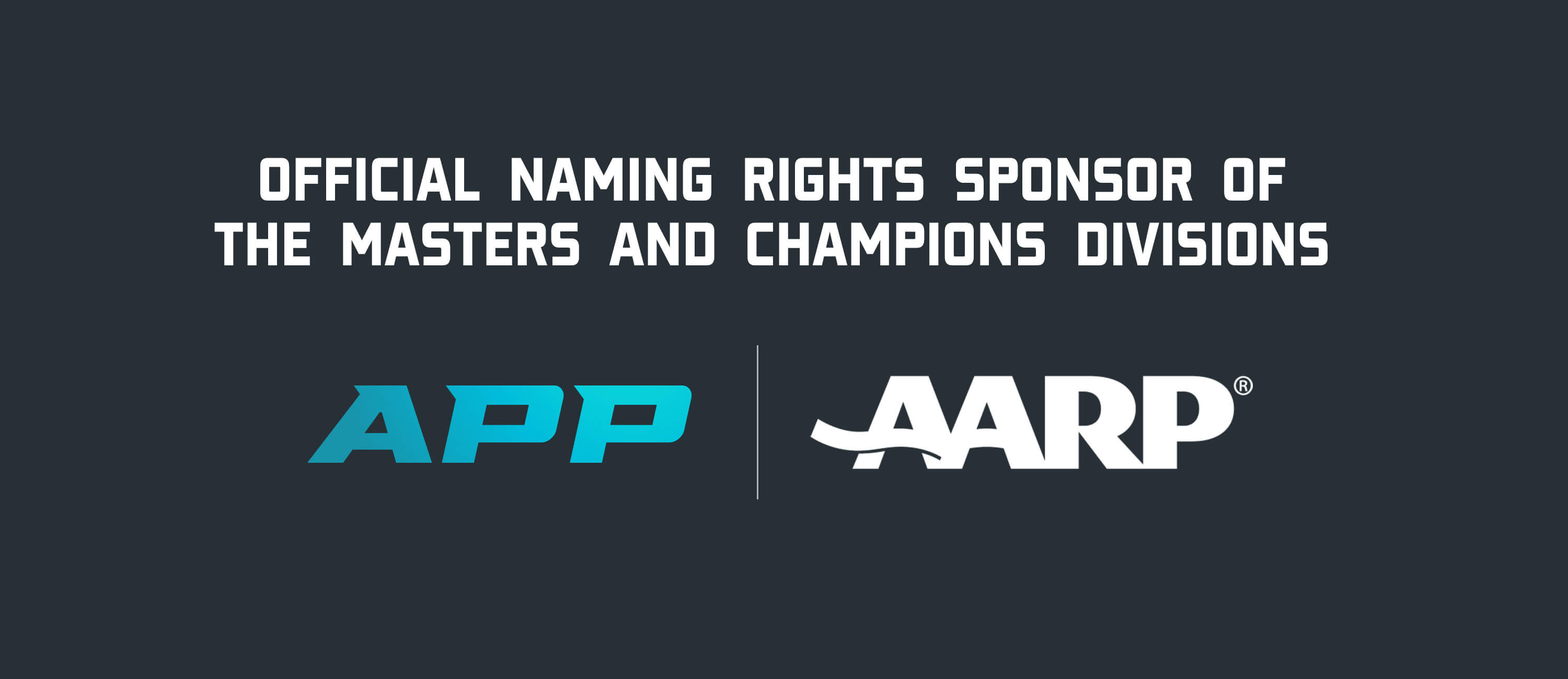 The APP AARP to The APP Tour as Official Naming Rights Sponsor